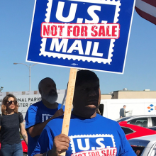 Protest - US Mail Not For Sale